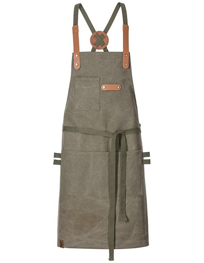 Exner - Bib Apron Canvas With Decorative Label