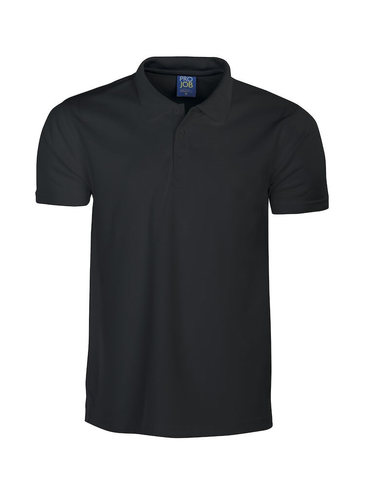 3011 POLO 100% POLYESTER Zwart XS