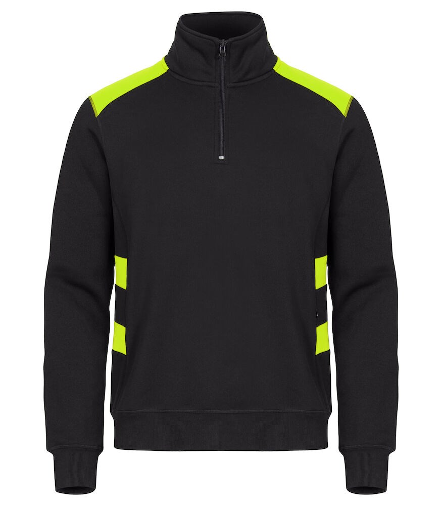 Clique - Ambition Half Zip Signaalgeel S