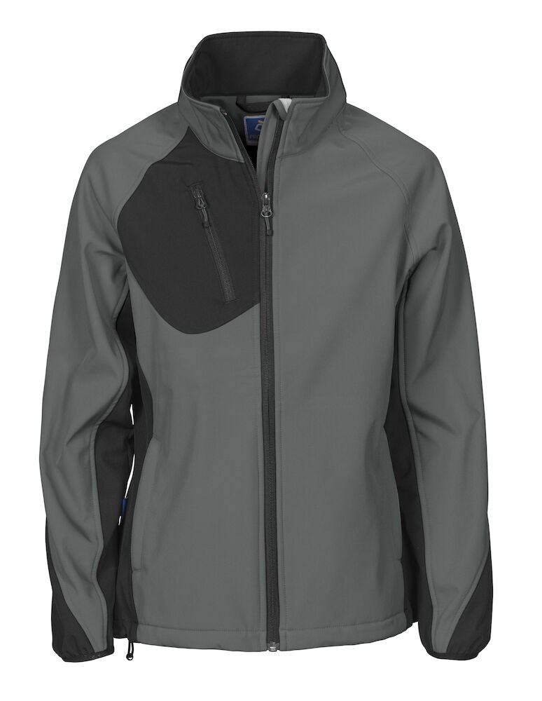 2423 DAMES SOFTSHELL Grijs L