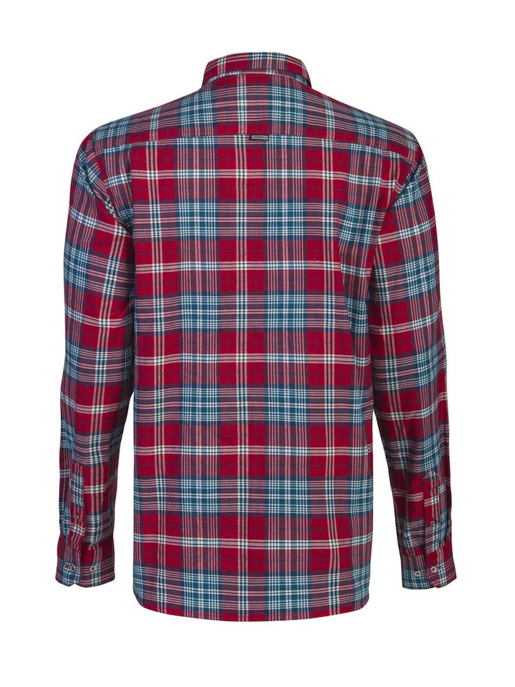 Jobman - 5138 Flannel Shirt Rood/Blauw S